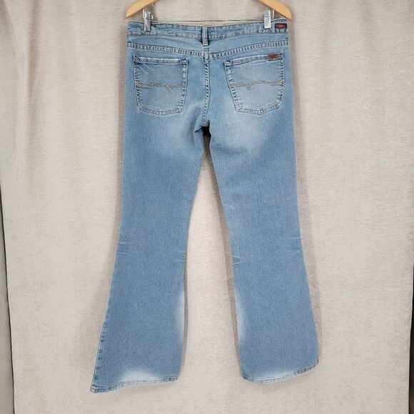 Silver 77 Y2K Light Wash Flare Jeans Women's Size 32 - Picture 4 of 15